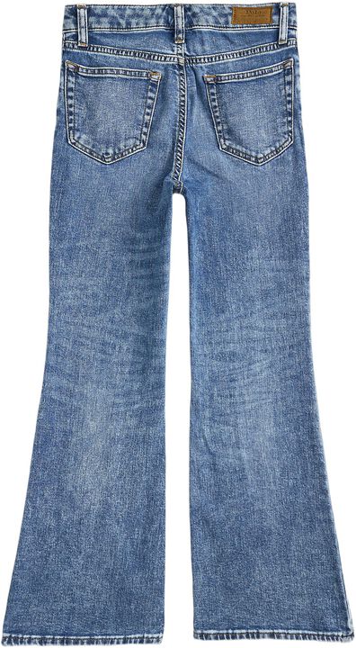 Flared Indigo Denim Jean