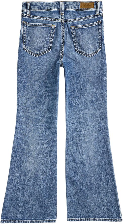 Flared Indigo Denim Jean