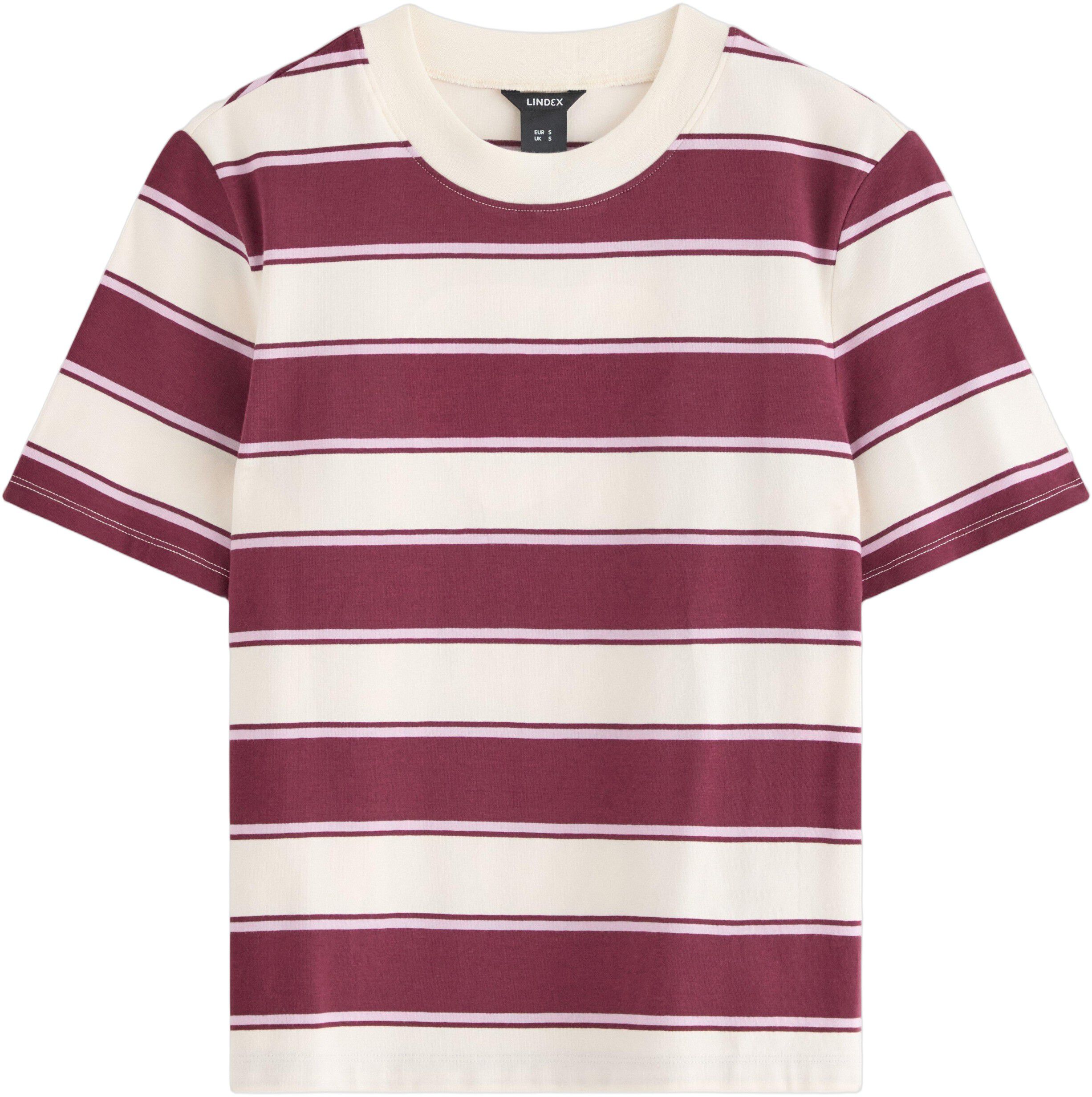 Striped t-shirt in soft cotton with