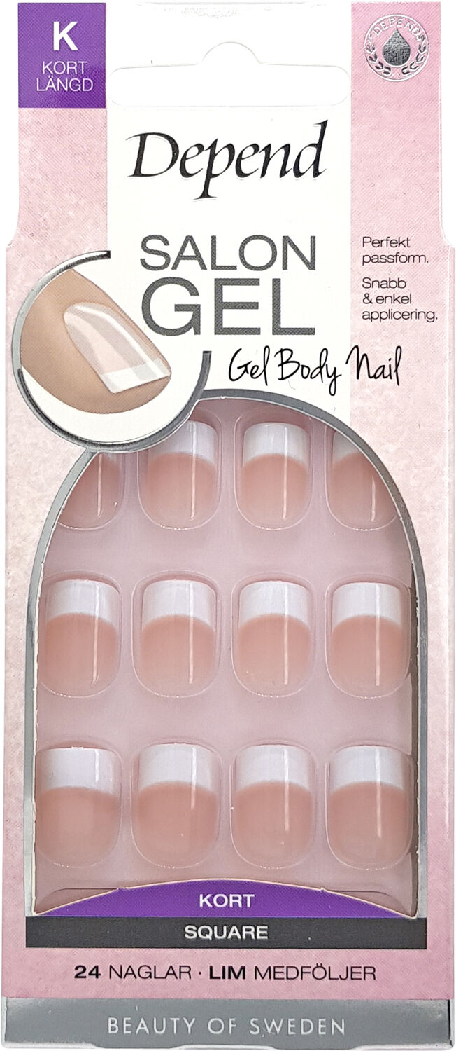 Salon Gel Rosa Kort SQ