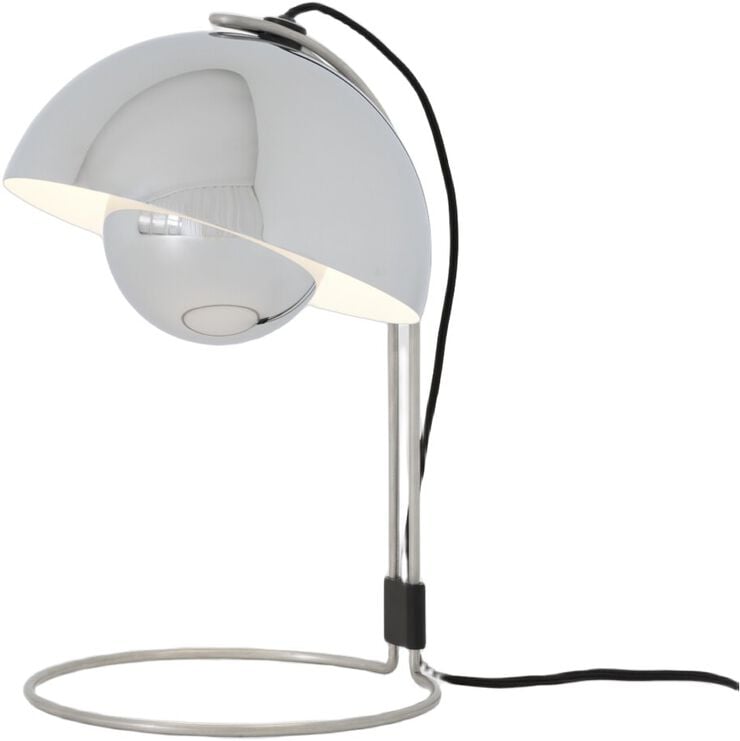 Flowerpot Table Lamp VP4, Chrome-Plated