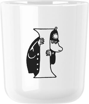 Moomin ABC mugg - I 0.2 l. Moomin white