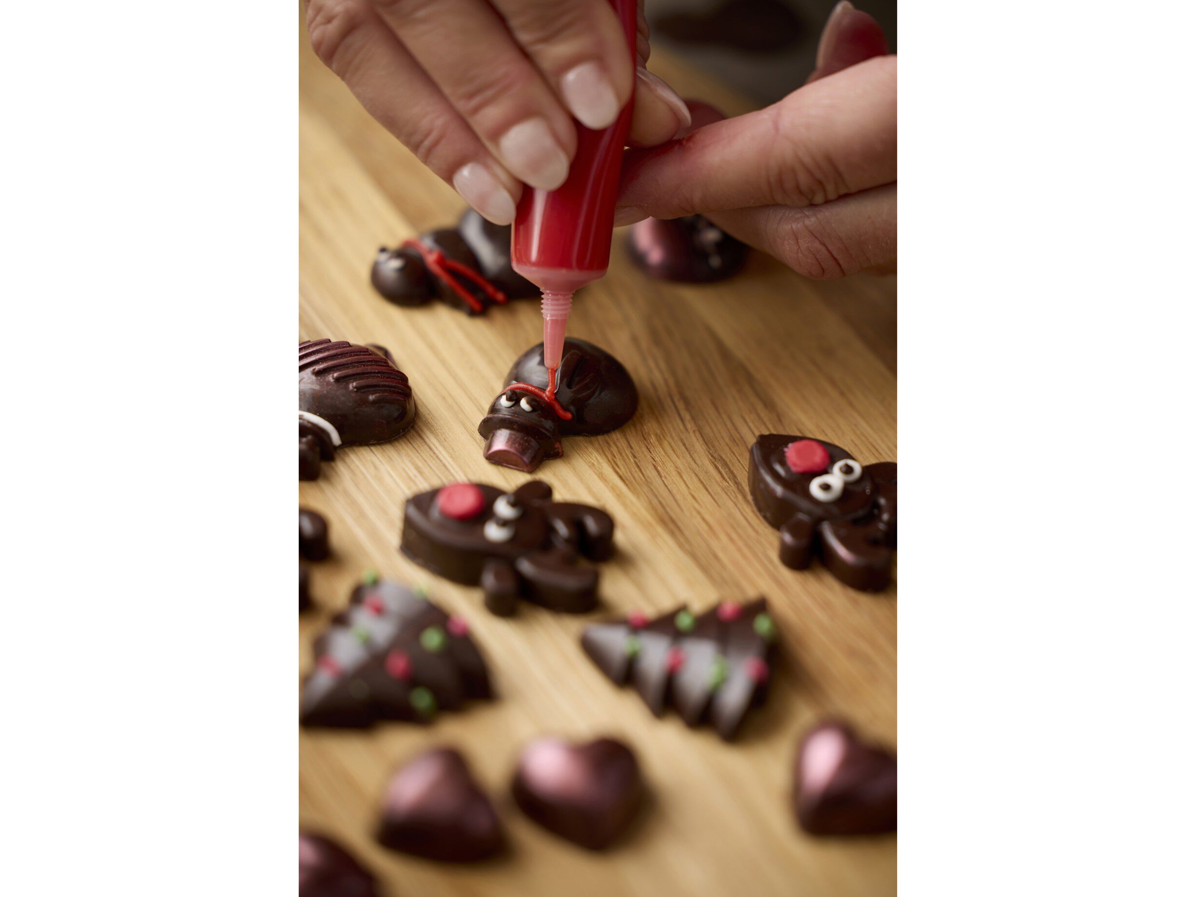 Chokladform 3 delar Latte Silikon