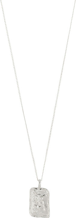 VIRGO recycled Zodiac Sign necklace, silver-plated