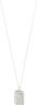 VIRGO recycled Zodiac Sign necklace, silver-plated