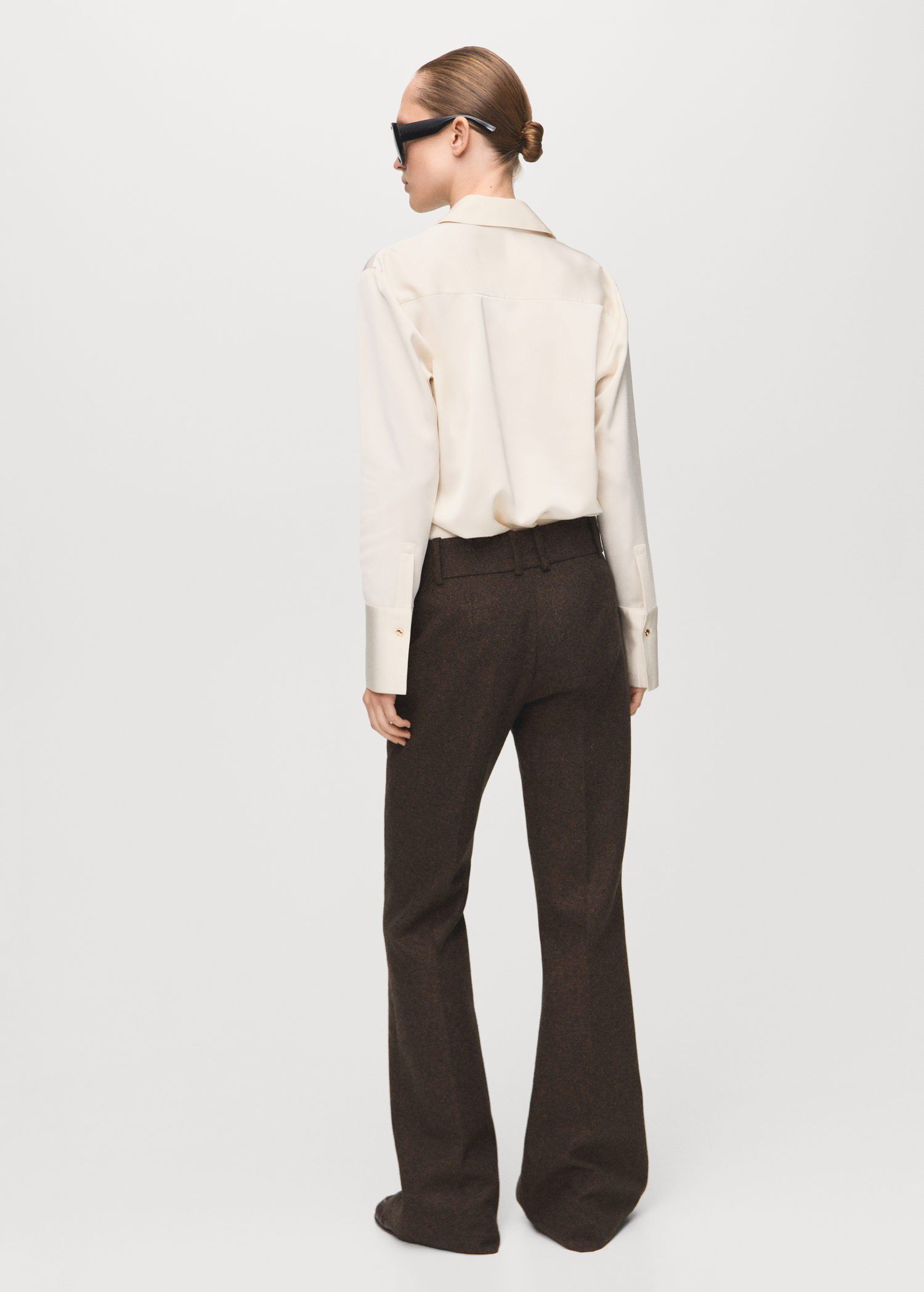 Satin finish flowy shirt