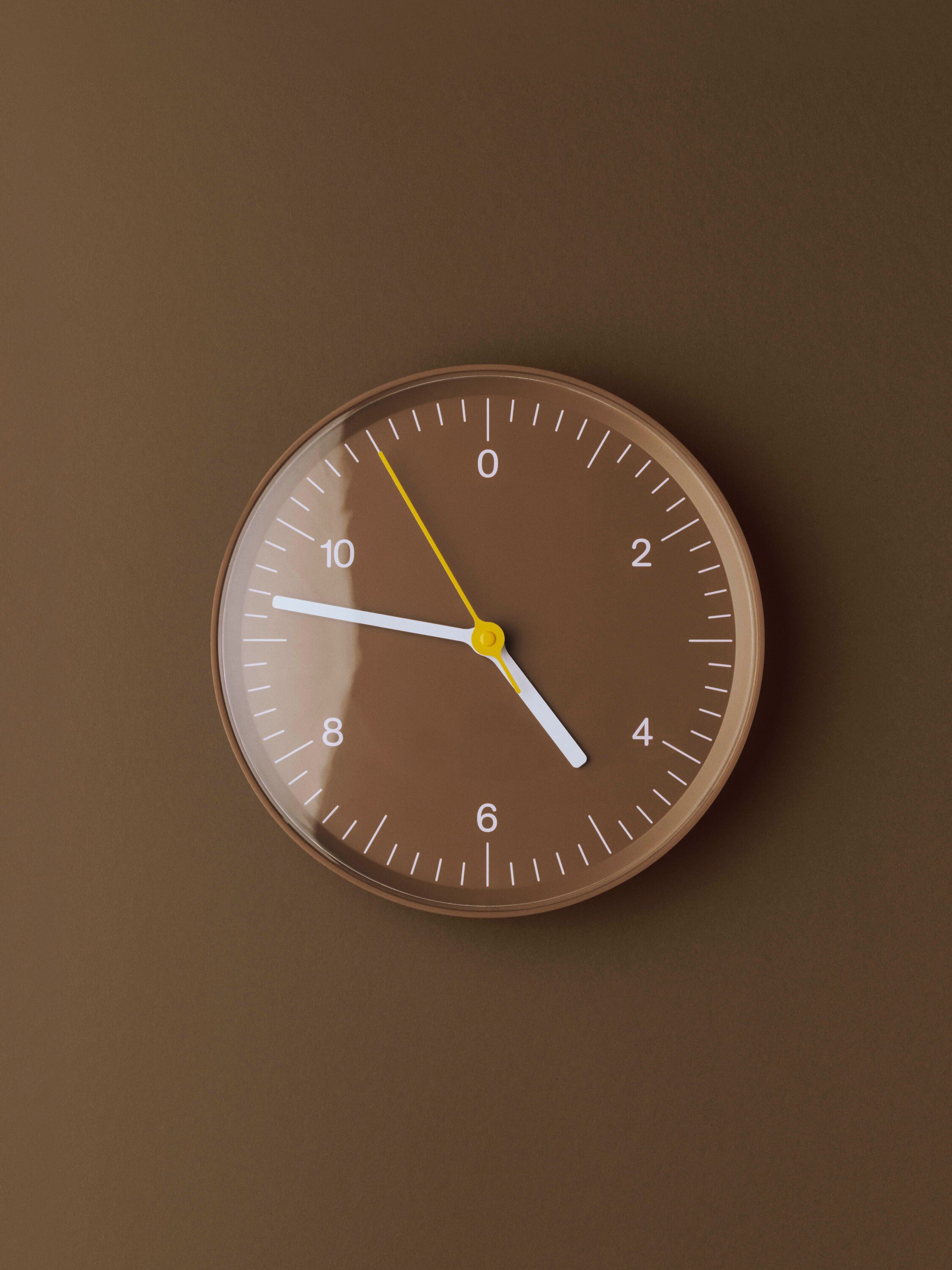 Wall Clock Recycled-Brown