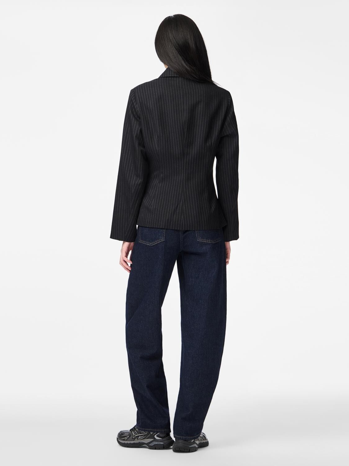 PCFALKA LS FITTET PINSTRIPED BLAZER