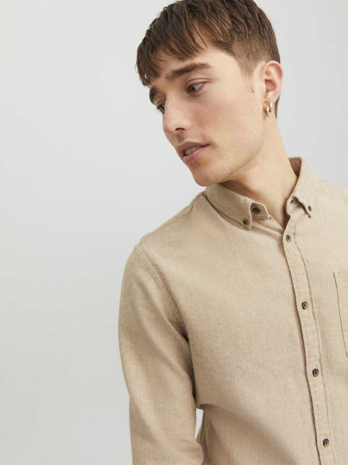 JJECLASSIC MELANGE SHIRT LS SN