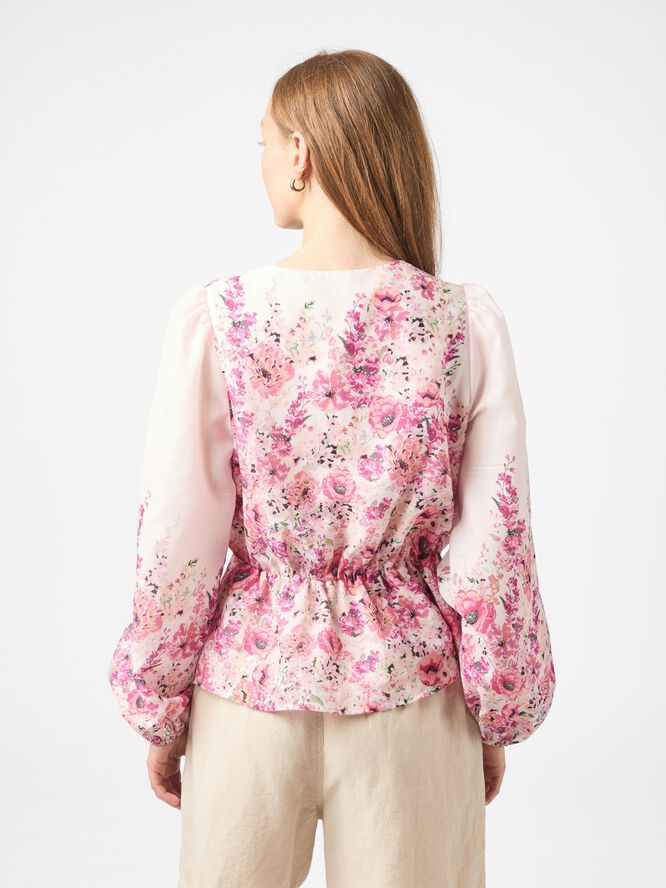 Fie Flower Print Blouse