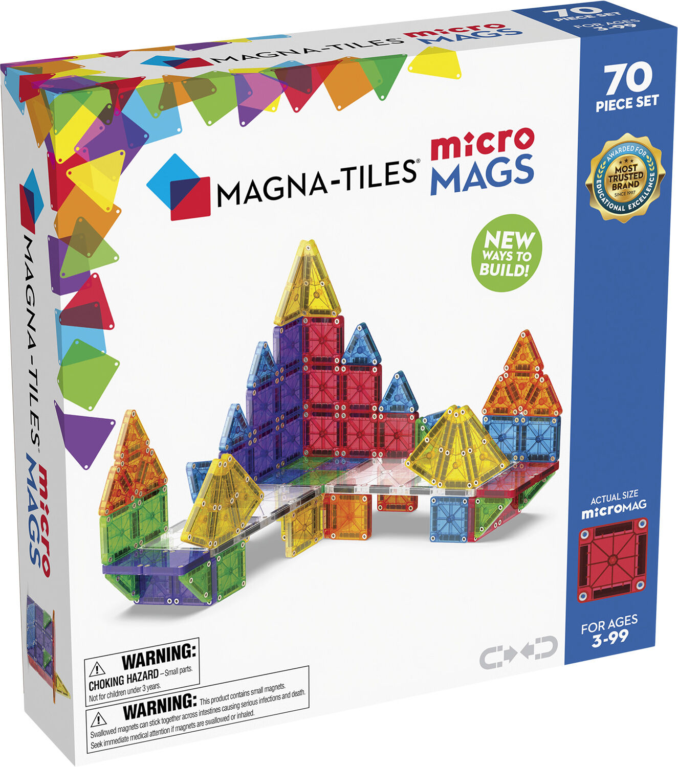 MAGNA-TILES microMAGS 70p