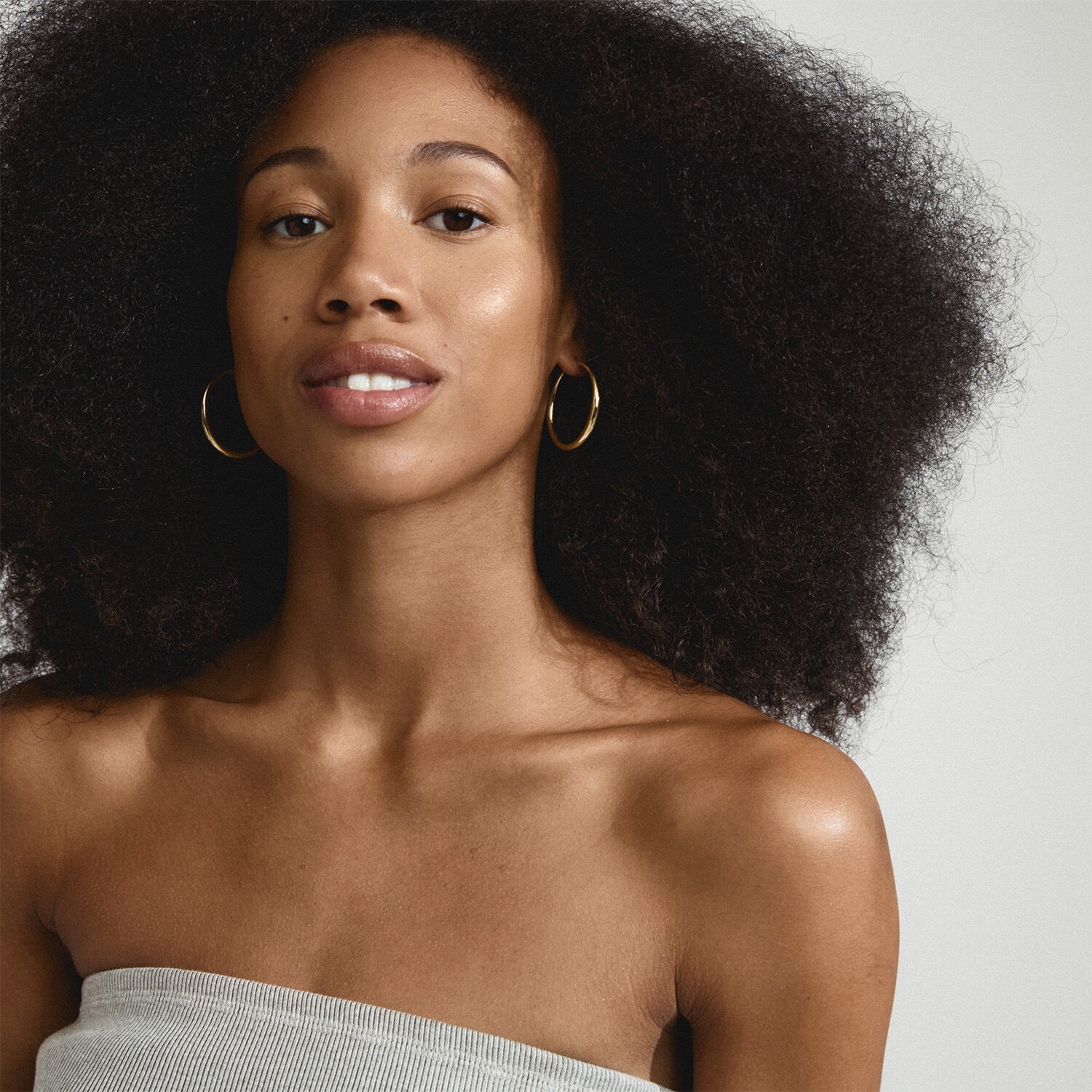 JORUN large hoop earrings gold-plated