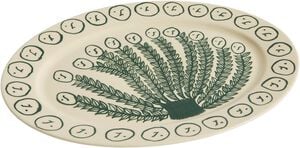 La Pittura Oval Serving Platter - L36,5 - Olive grove