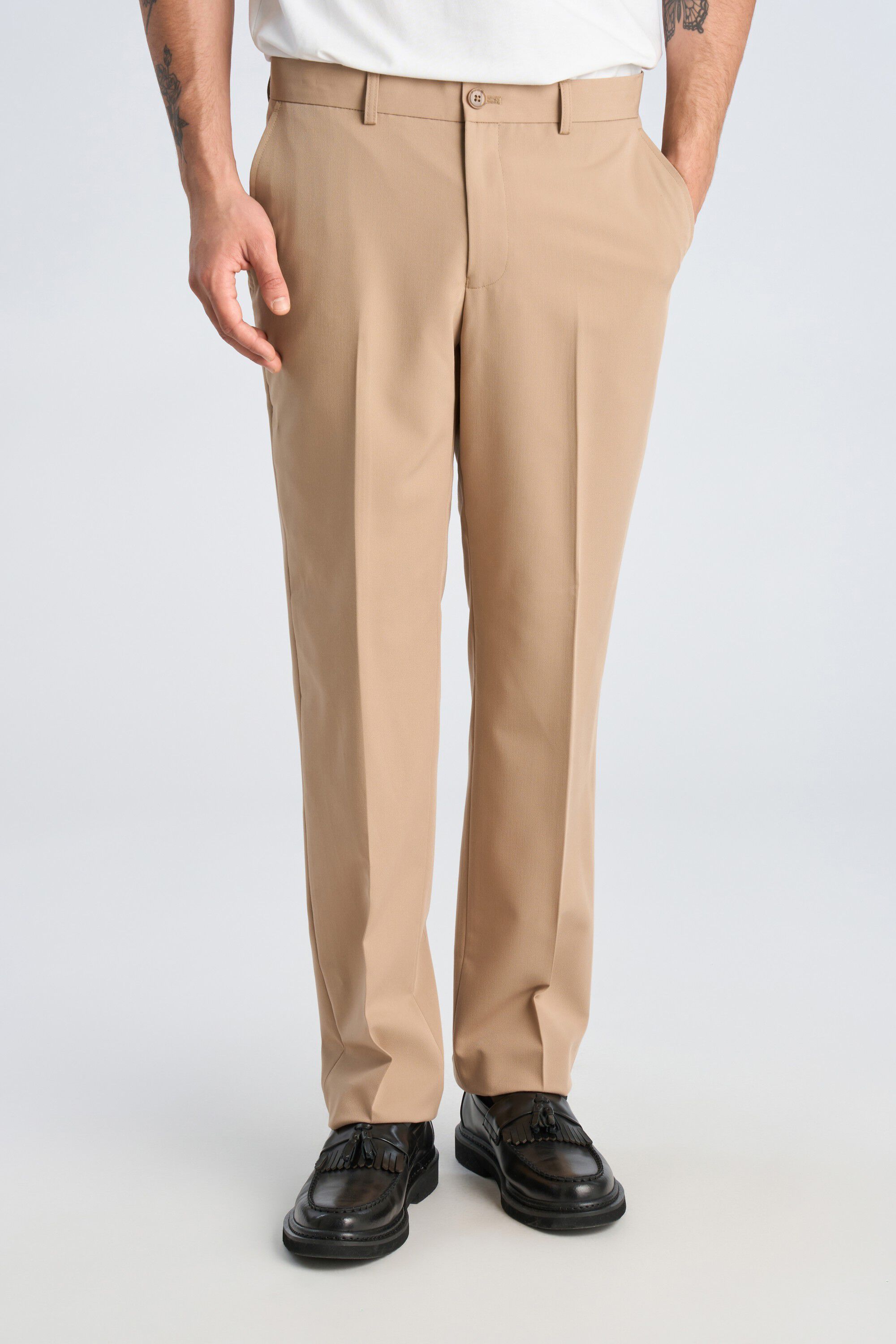 Fine twill stretch suit