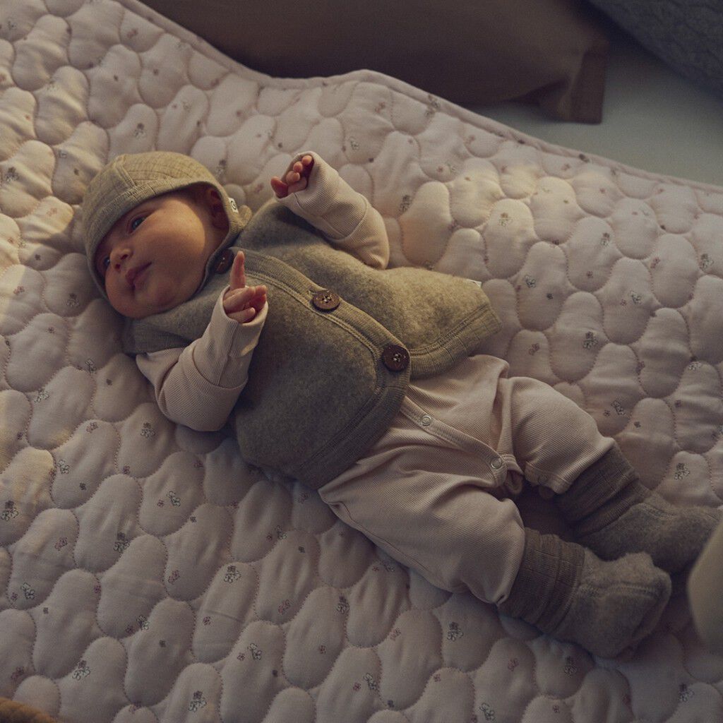 Woolly fleece vest