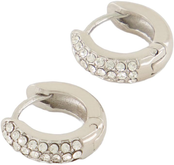 Earrings with crystals