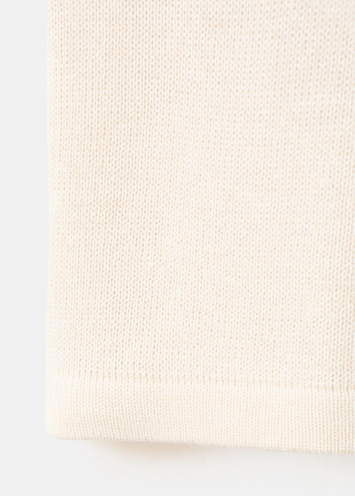 V-neck knit top