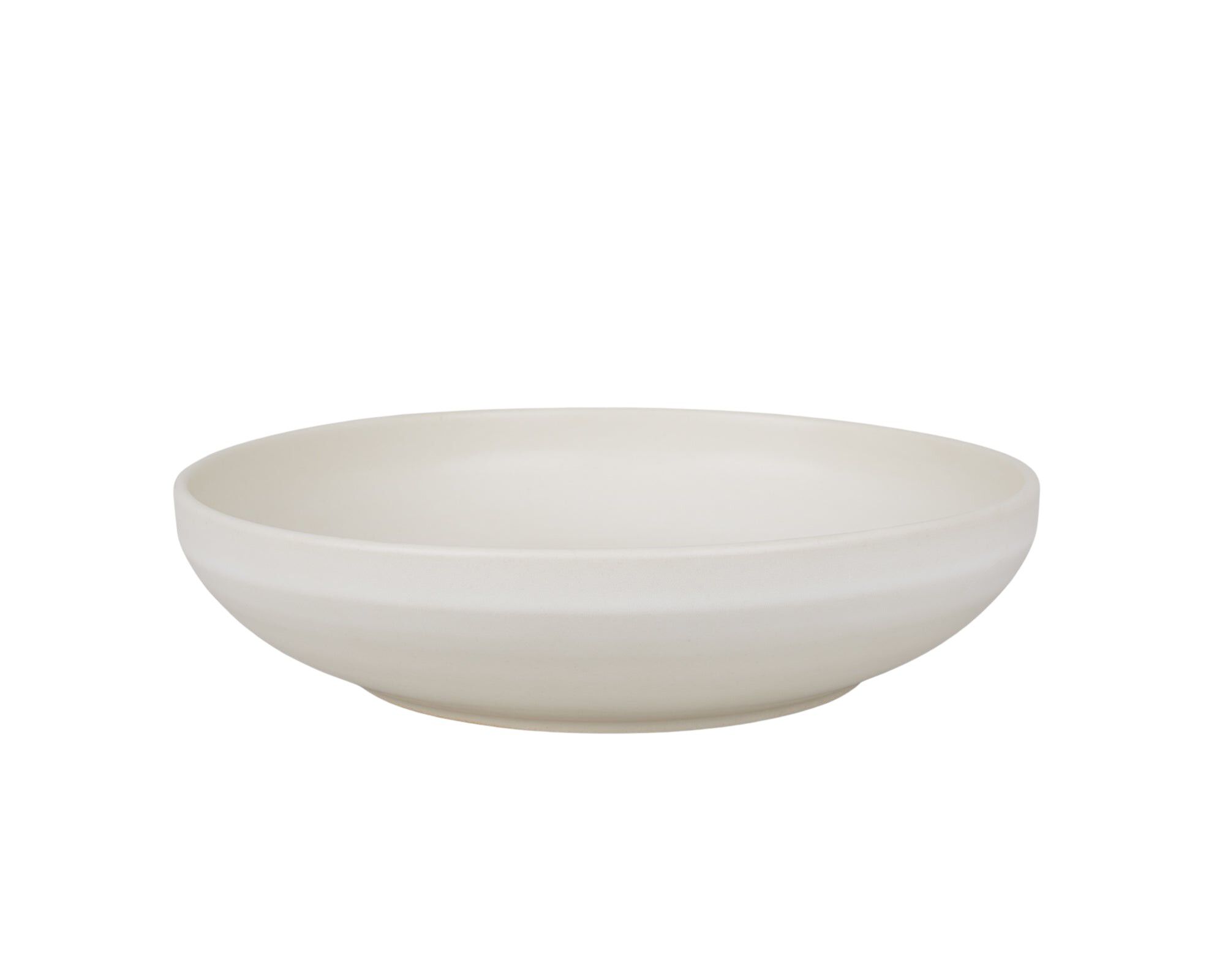 Otto Ceramic Shallow Bowl | Natural | Large