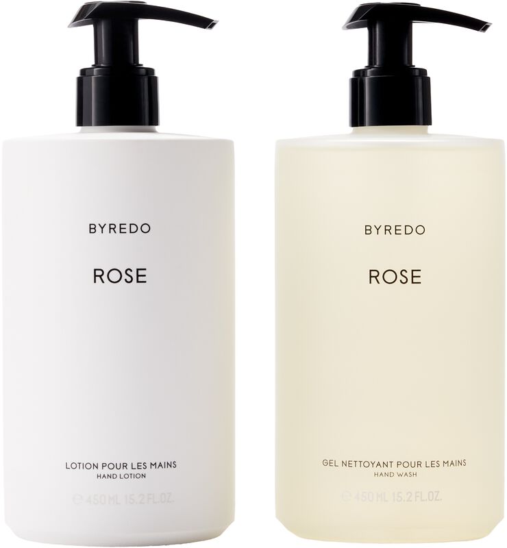 BYR HAND WASH & LOTION SET ROSE H25