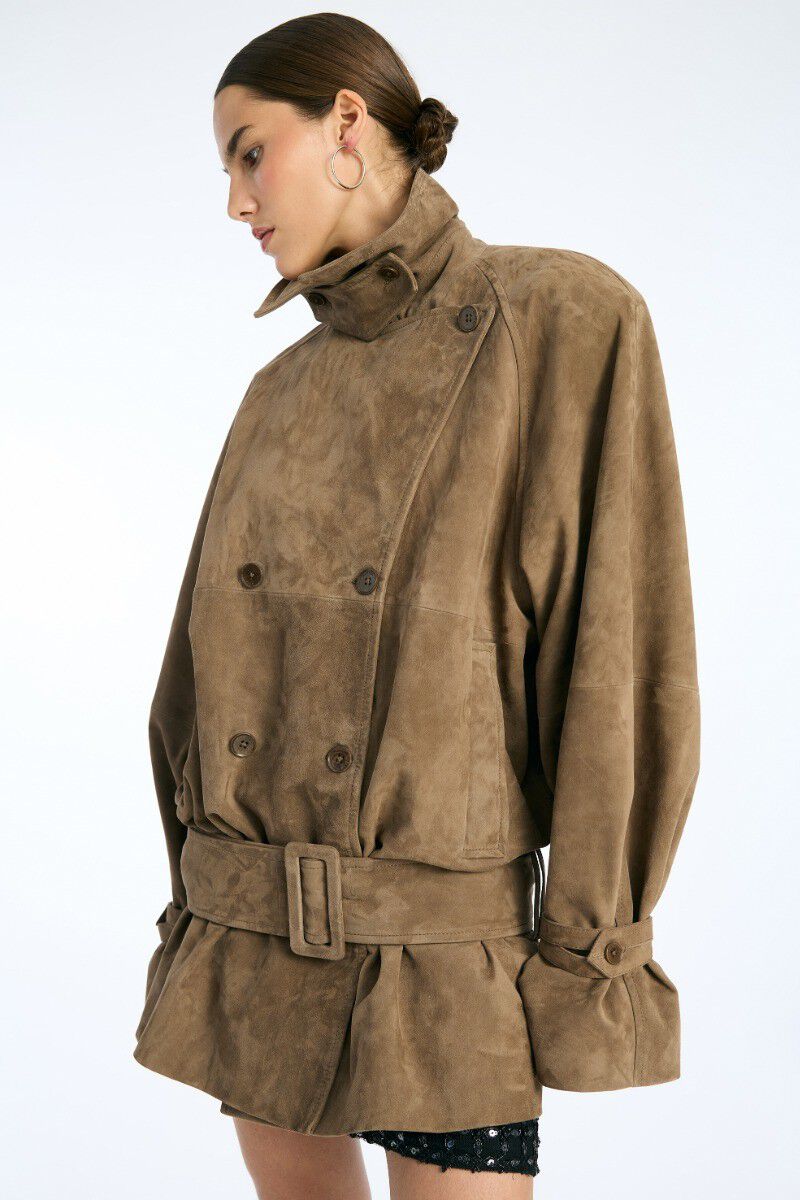 OVERSIZE SUEDE JACKET