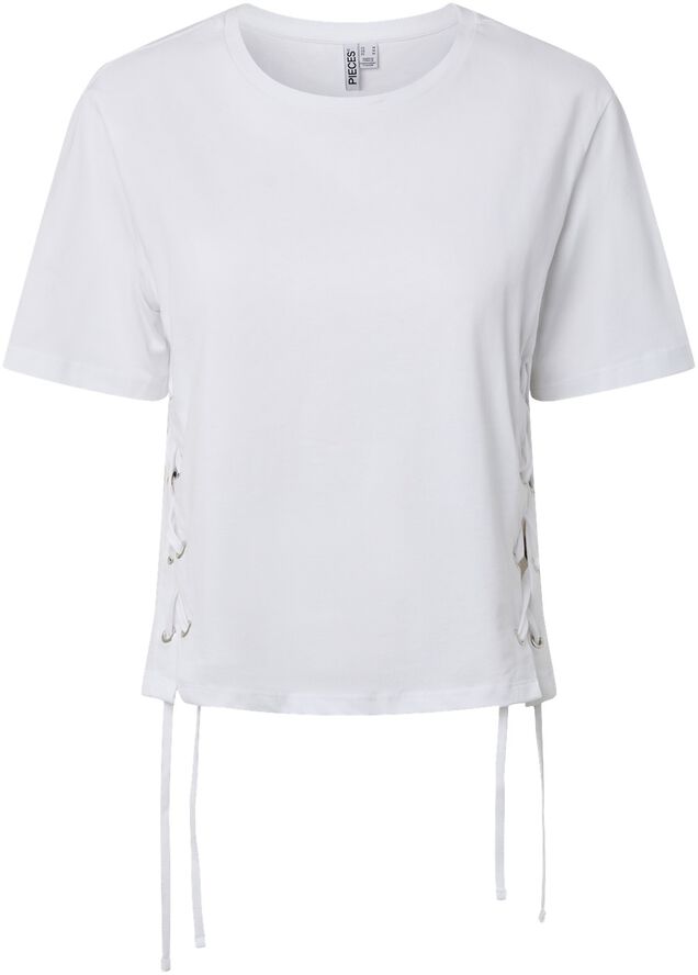 PCFENJA SS TIE DETAIL T-SHIRT JSR D