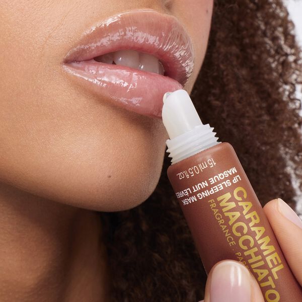 Lip sleeping mask Caramel macchiato - Nattmask för läppar, Caramel mac