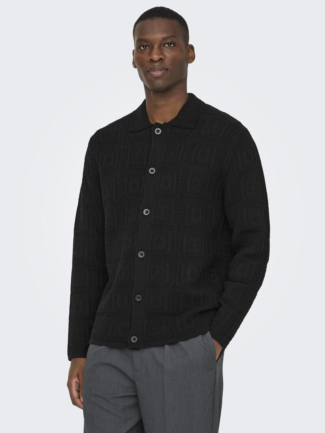 ONSBART LIFE RLX 5 LS SHIRT KNIT