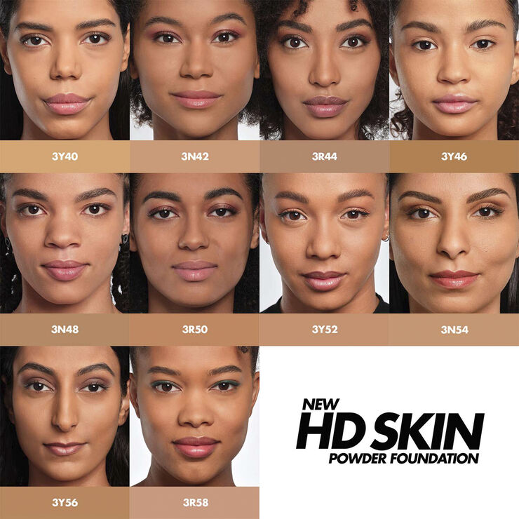HD Skin Powder Foundation - 24HR Undetectable Blurring Powder Foundati