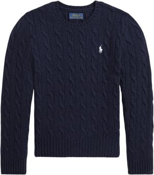 Cable-Knit Wool-Cashmere Sweater