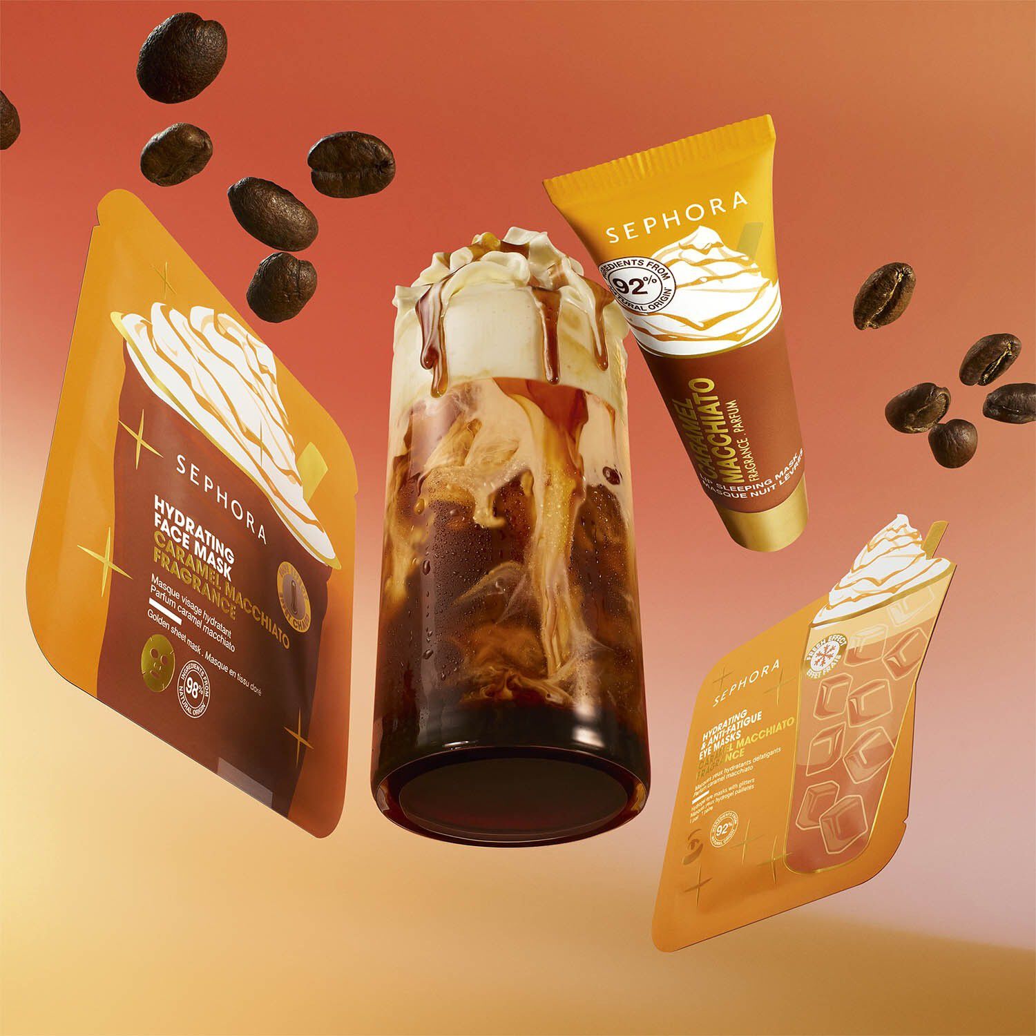 Eye masks Caramel macchiato - &Ouml;gonmasker Caramel macchiato