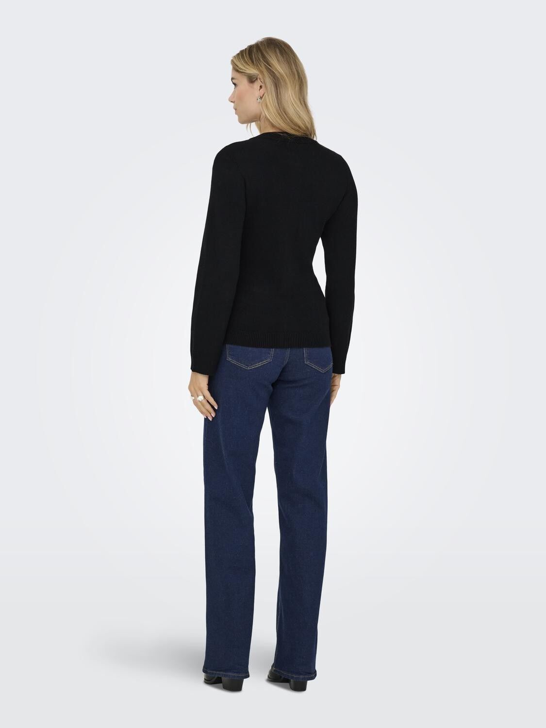 ONLKATIA LS FITTED ONECK CARDIGAN C