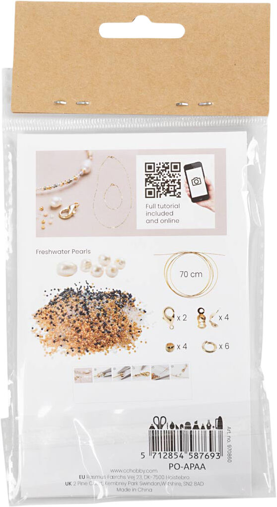 Mini DIY Kit Smykker, Armb&aring;nd og halsk&aelig;de med l&aring;s