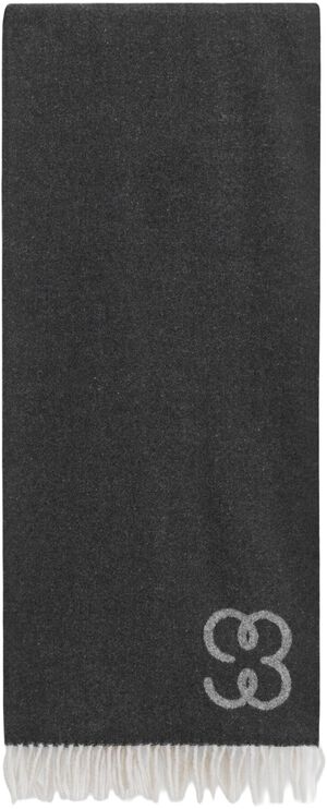 monogram scarf