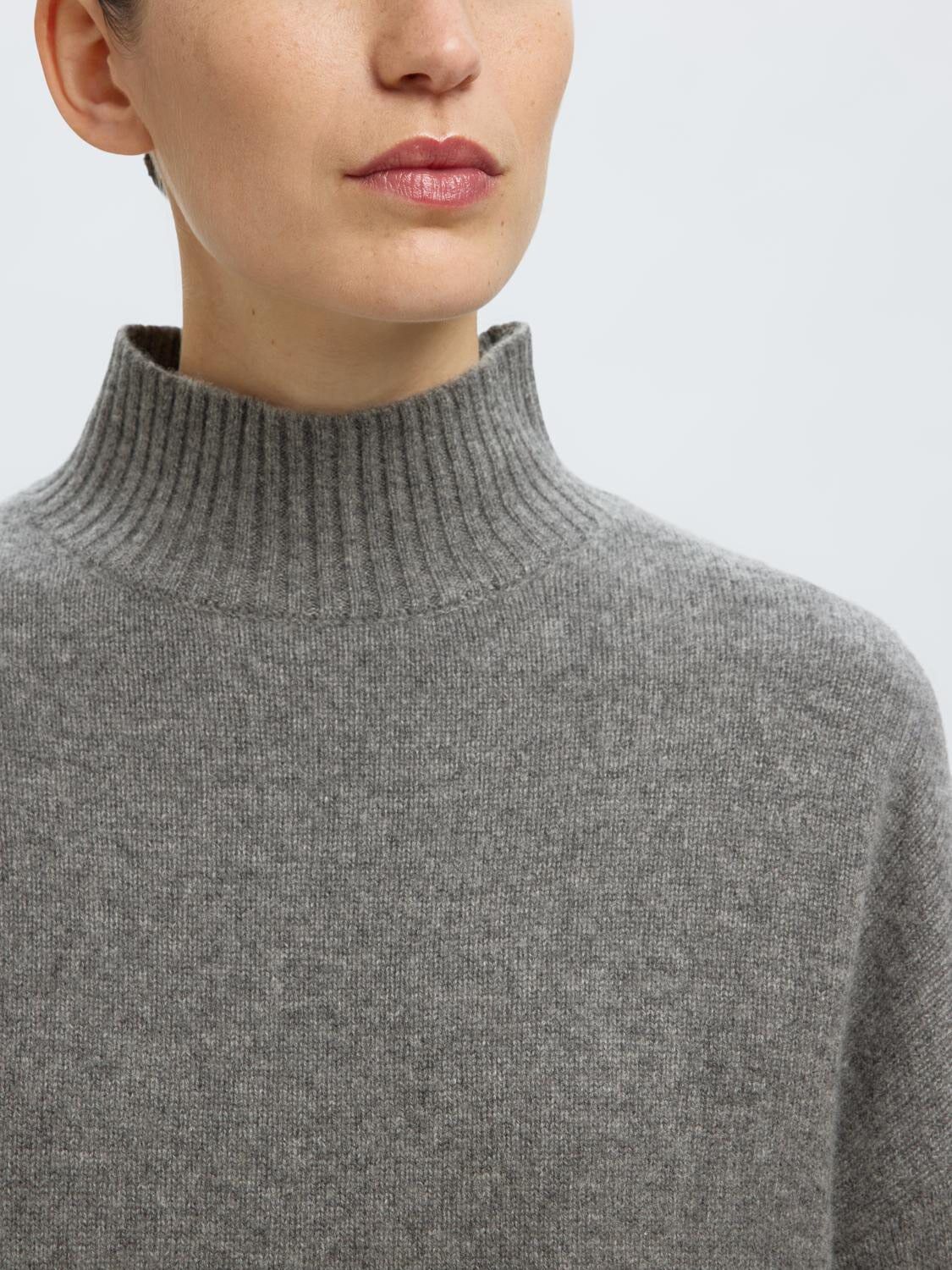 Slfcille Cashmere Blend High Neck Noos
