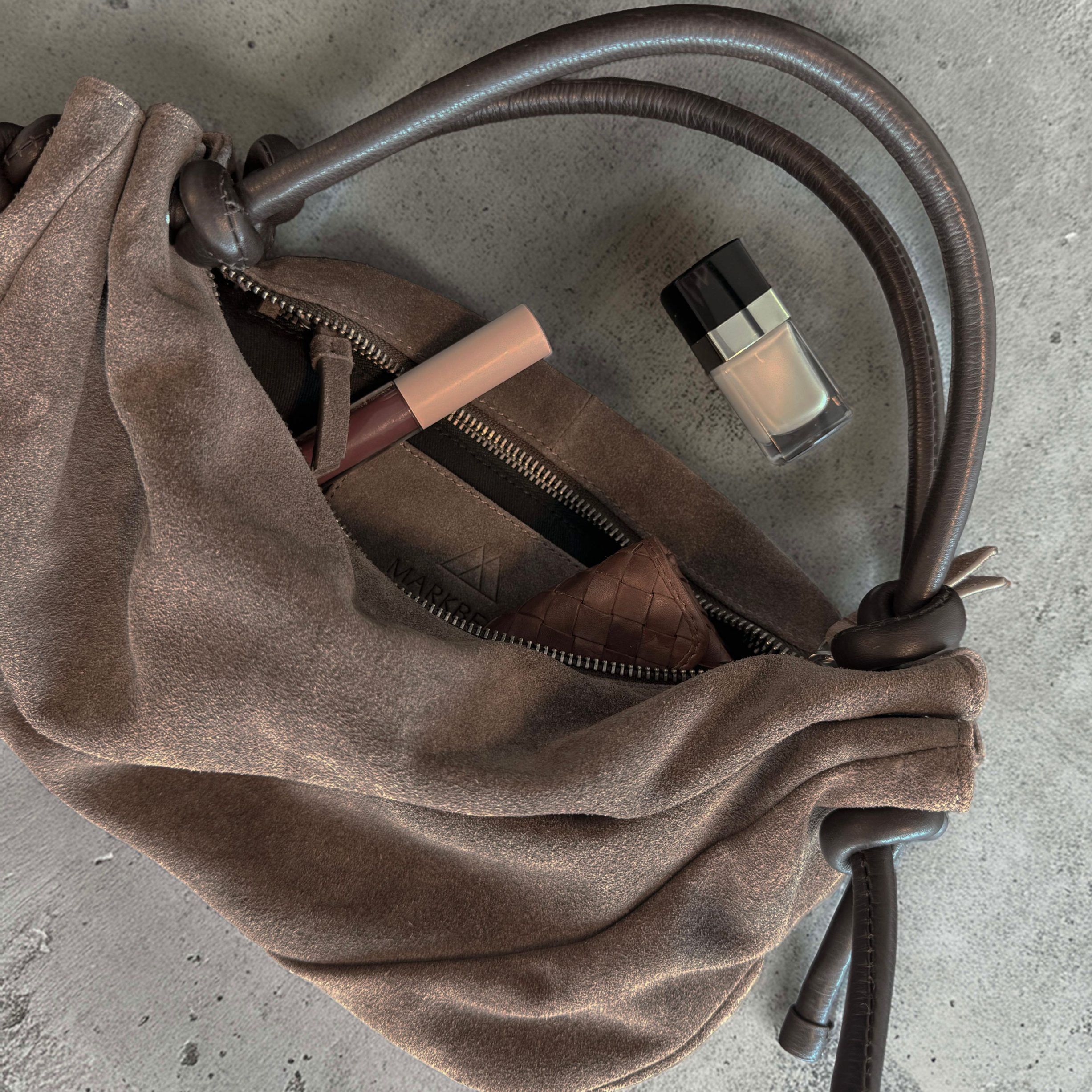 ZaharaMBG Handbag, Suede