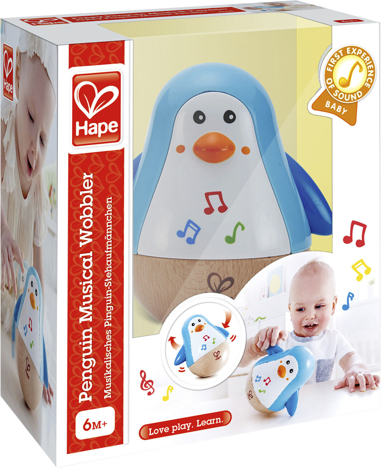 Hape Penguin Wobbler