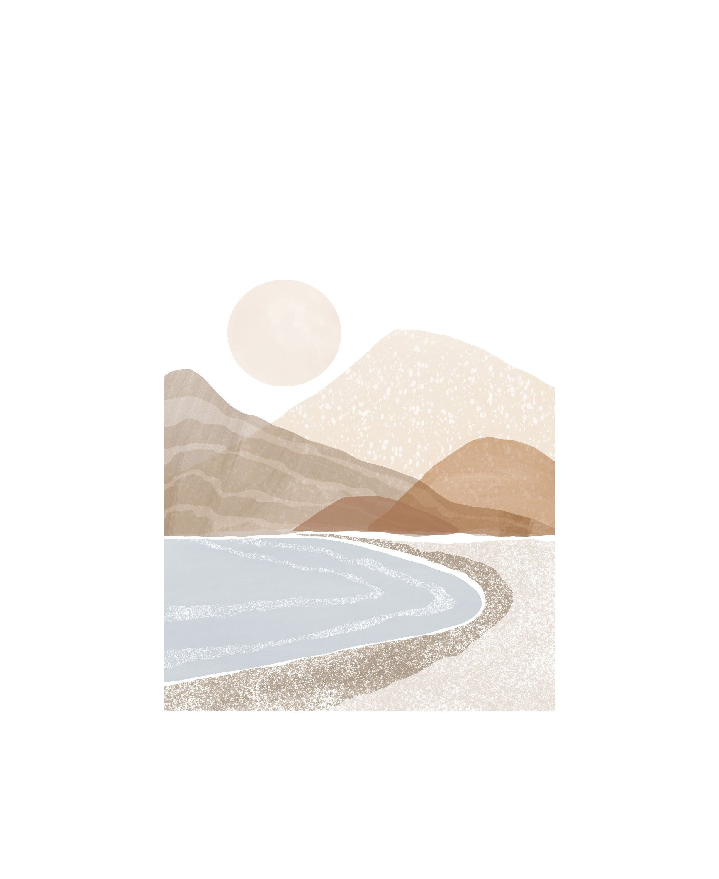 Affordable Art Prints x Melloi Art Prints - Beach Sunset Art