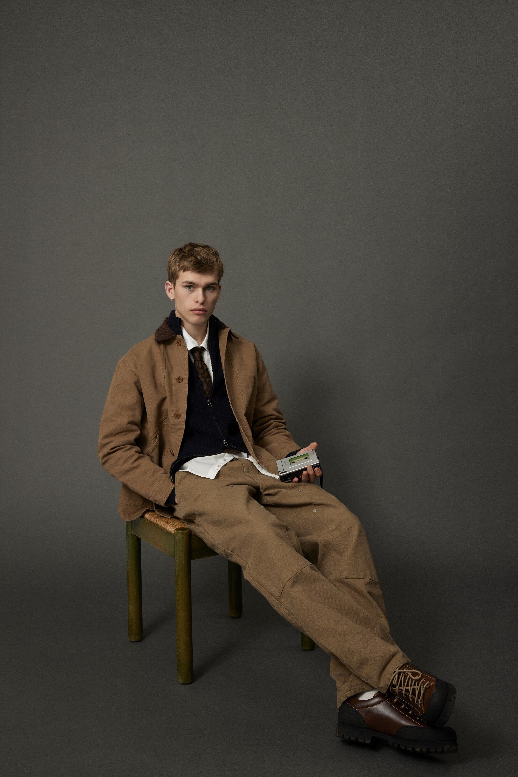 CLAY DOUBLE KNEE PANTS