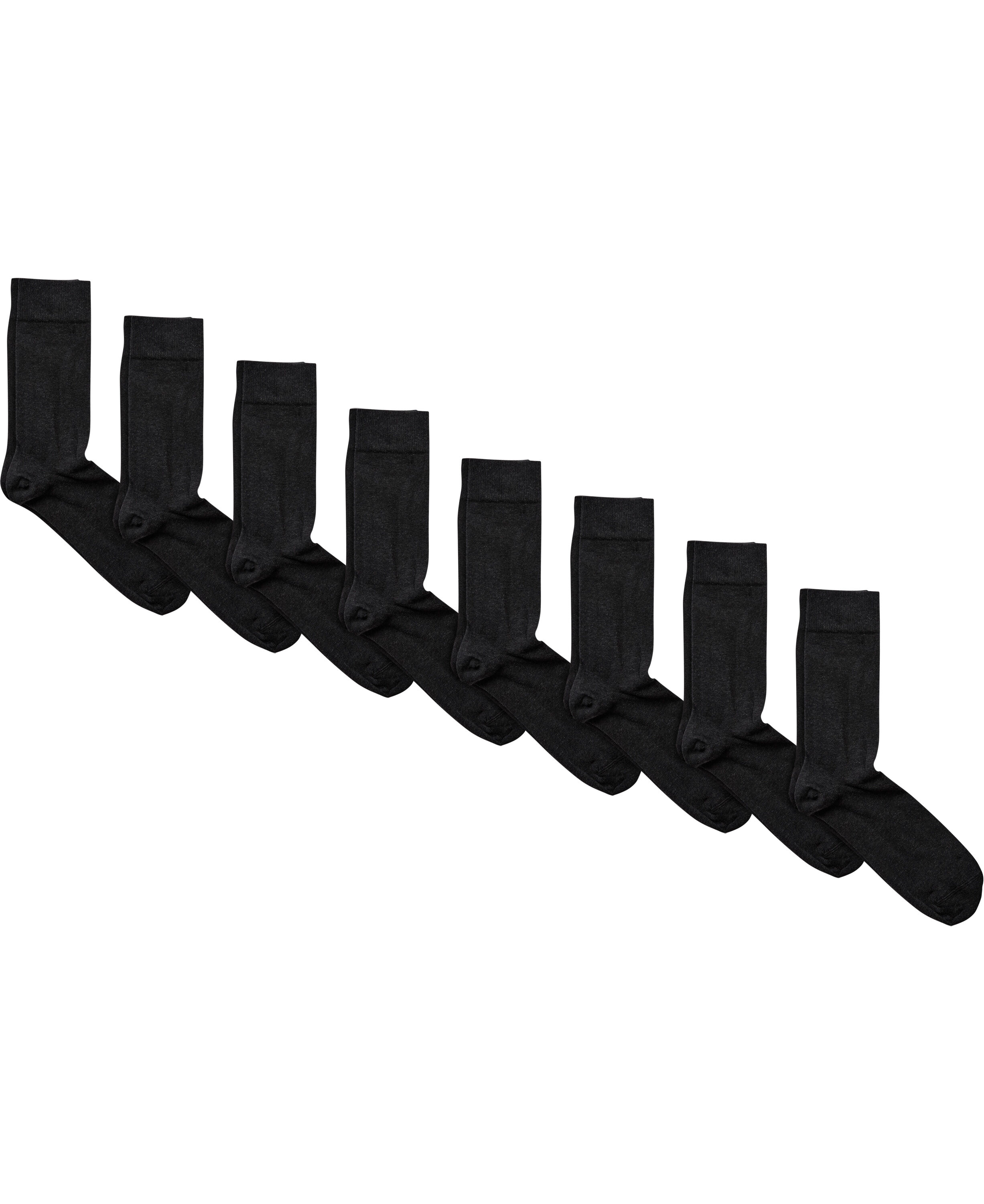 Mens plain sock - 8 pk Grey