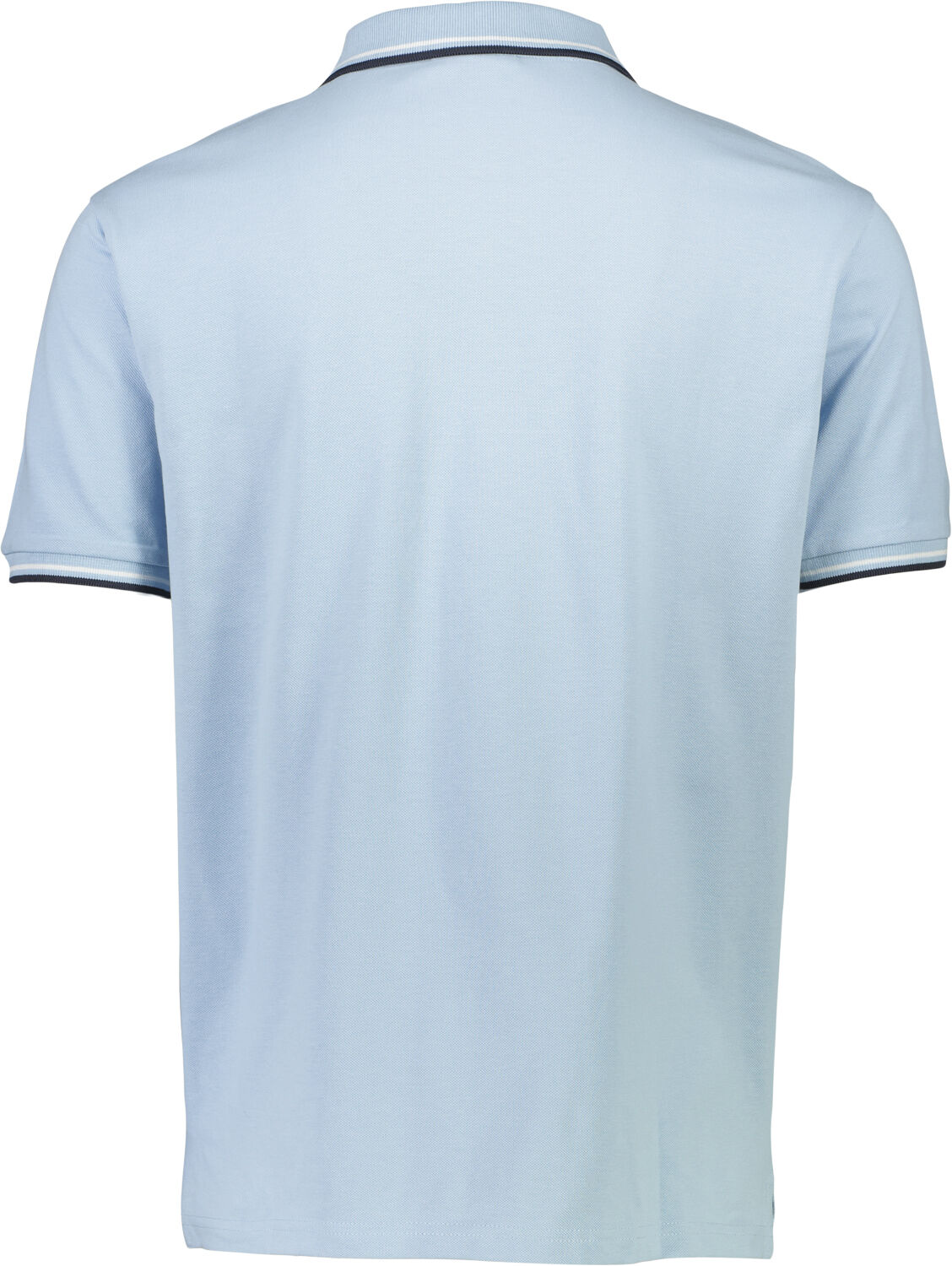 Polo shirt w. contrast piping