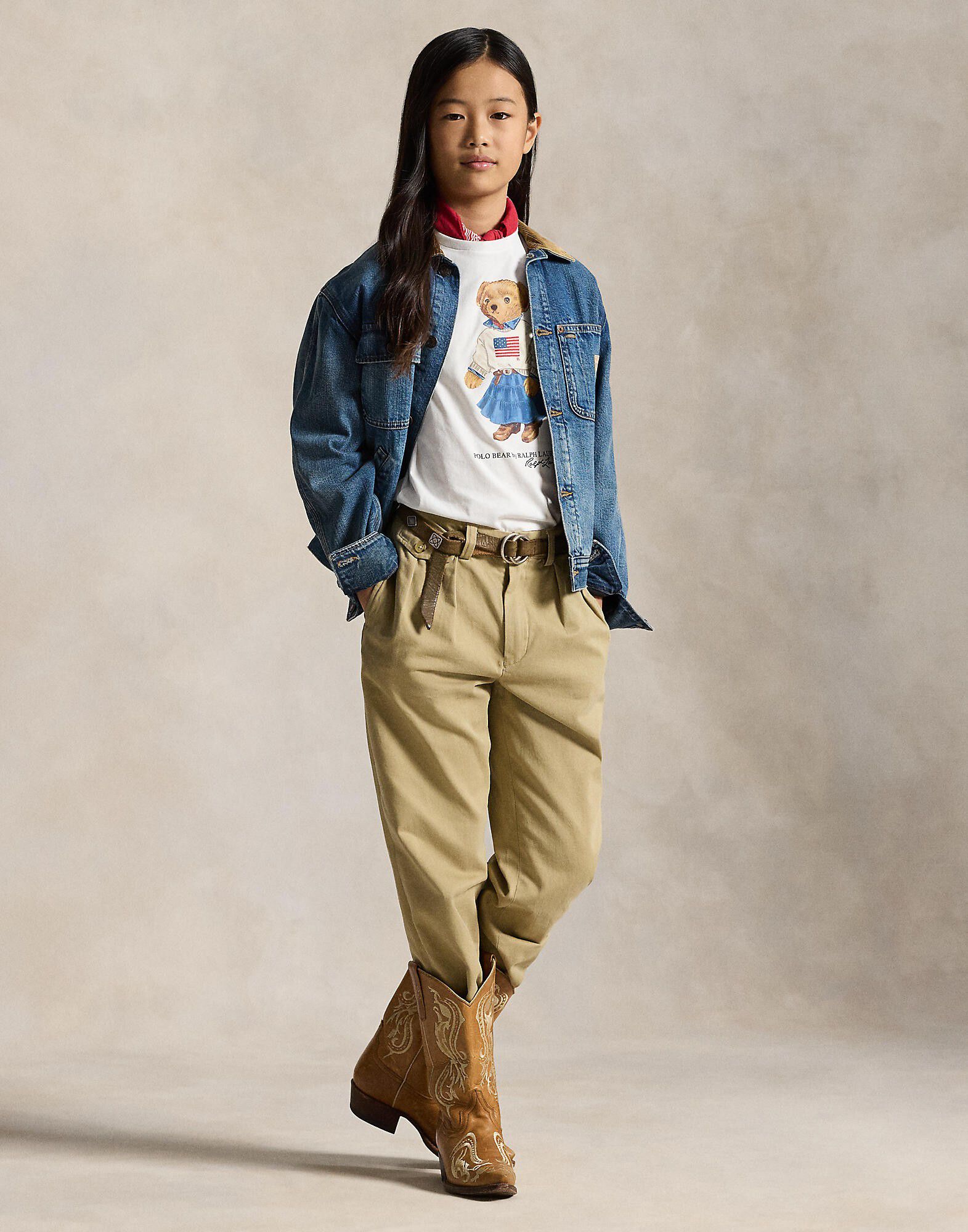 Polo Bear Cotton Jersey Tee