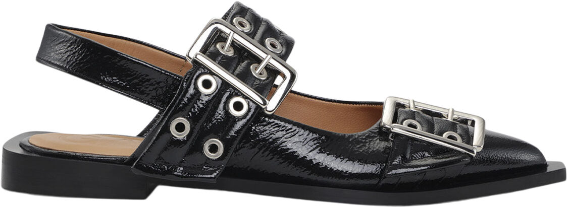 Feminine Buckle Ballerina Naplack