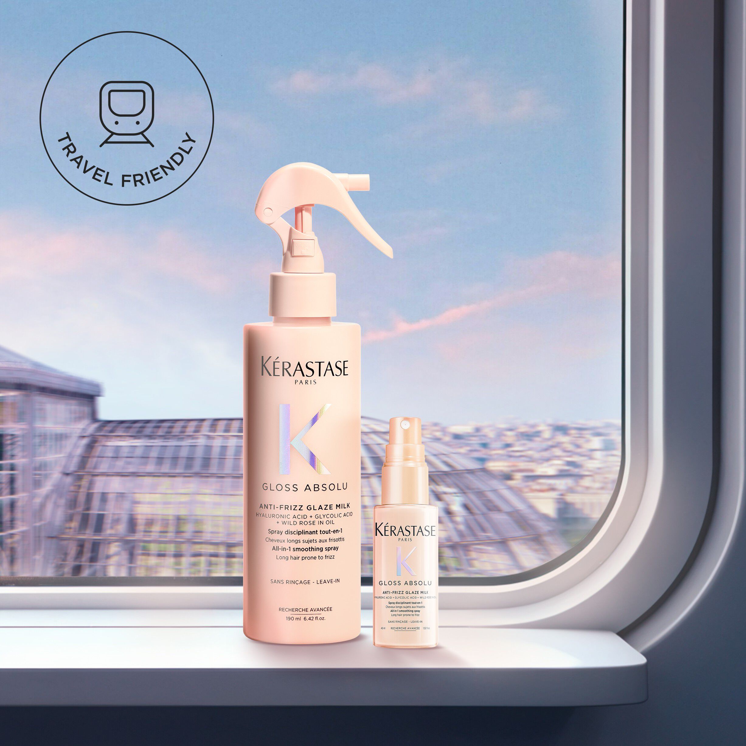 Gloss Absolu Anti-Frizz Glaze Milk Heat Protection Travel Size