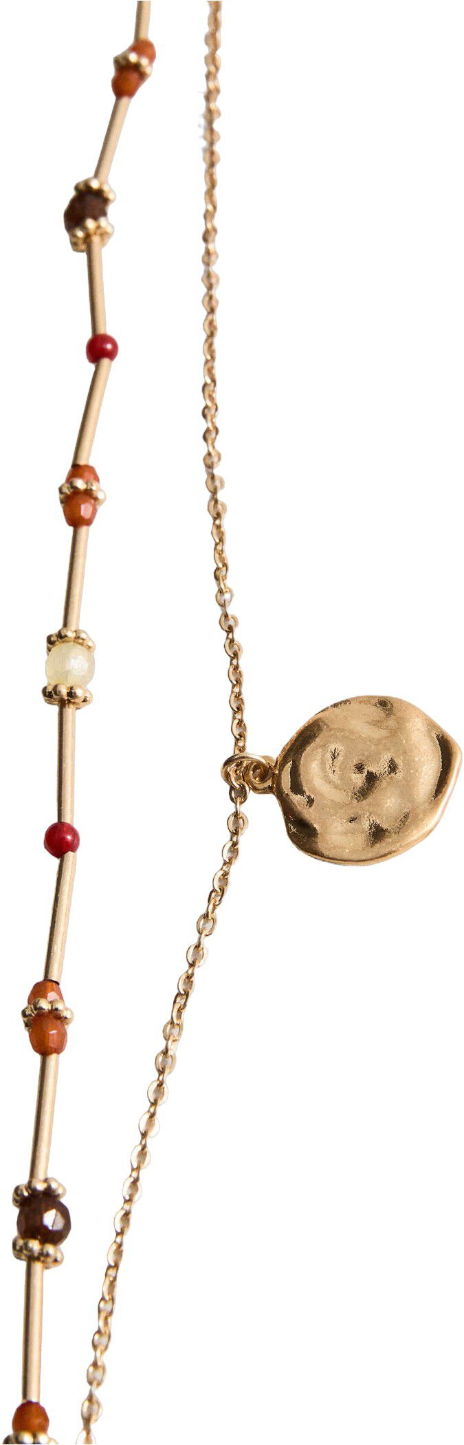 Combined double-pendant necklace