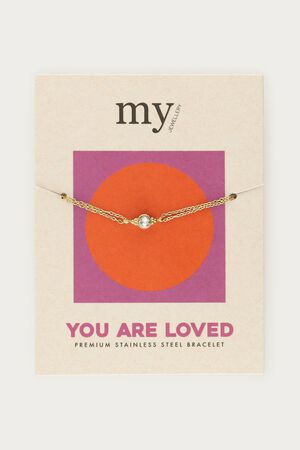 Bracelet gifting chain strass