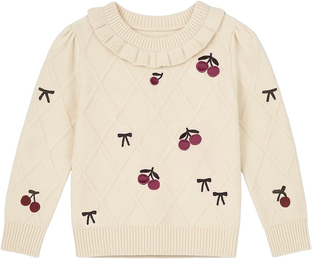 Nova Embr. Ruffle Pullover
