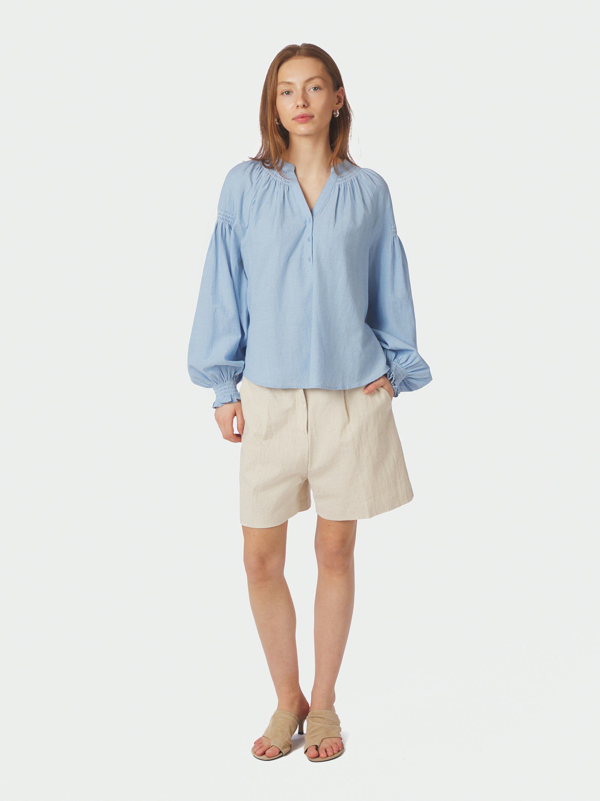 Celise Chambray Blouse
