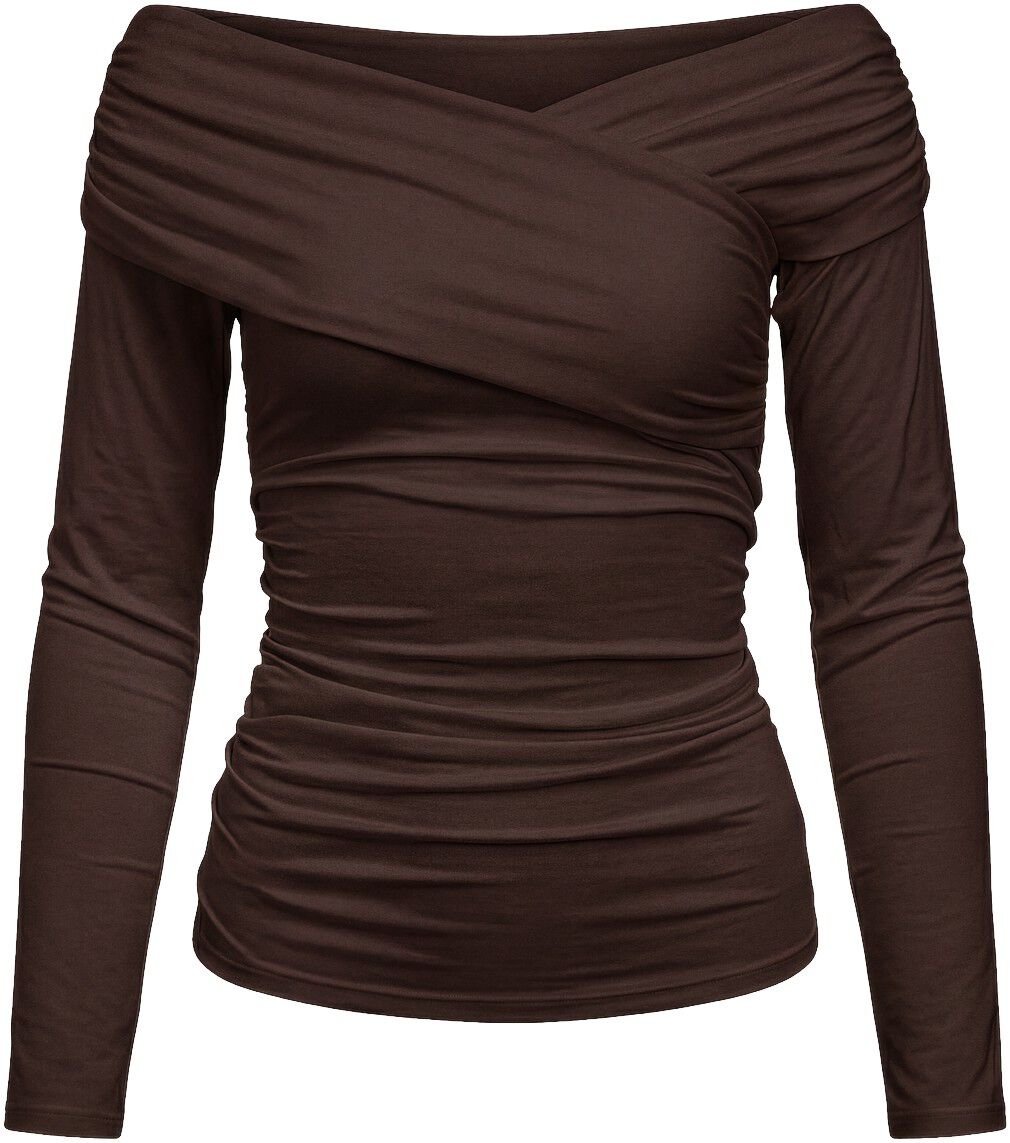 Objlevih L/S Cross Over Top Noos