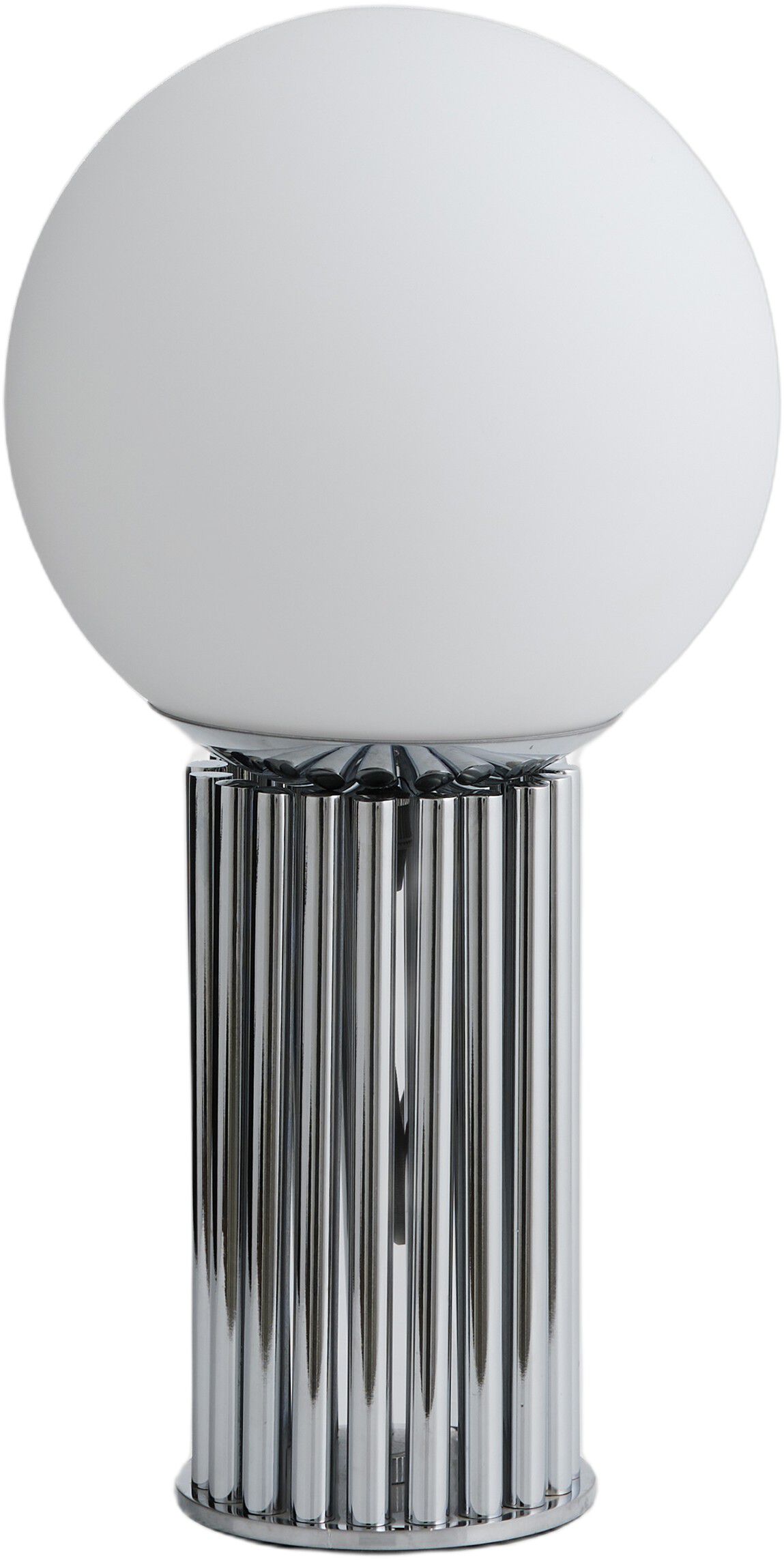 HERMOD table lamp - chrome finish