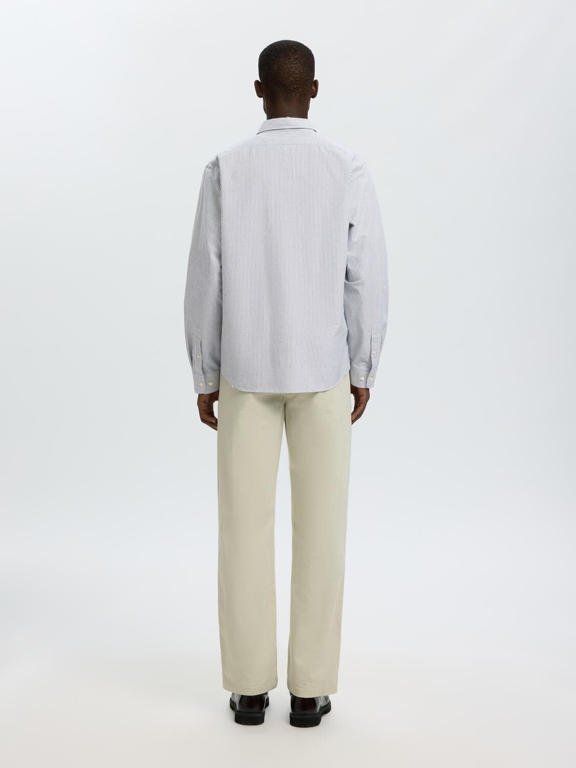Slmcole-Rick Ox Reg Ls Shirt Noos